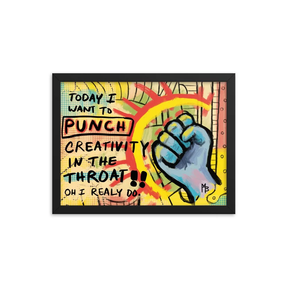 Art Punch Abstract Framed poster - Image 3