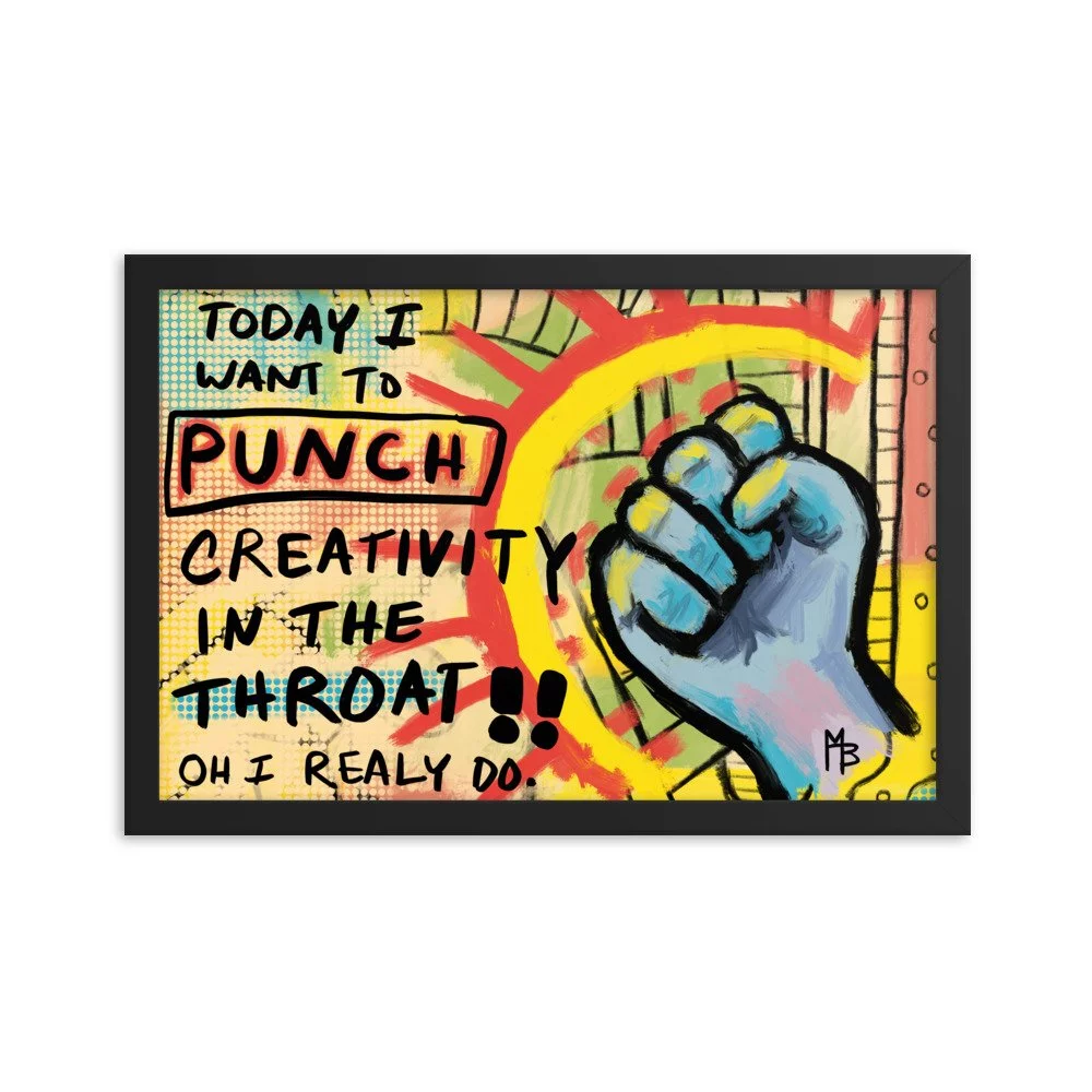 Art Punch Abstract Framed poster - Image 4