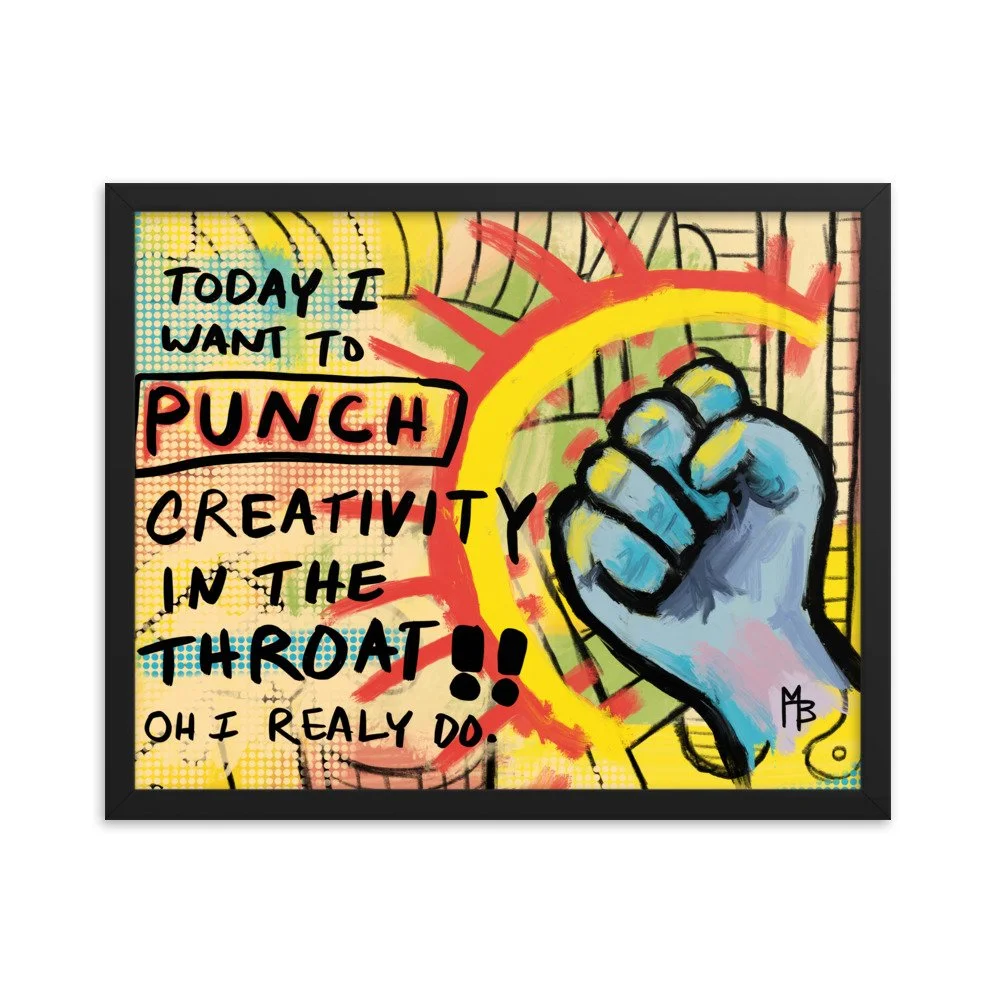 Art Punch Abstract Framed poster - Image 5