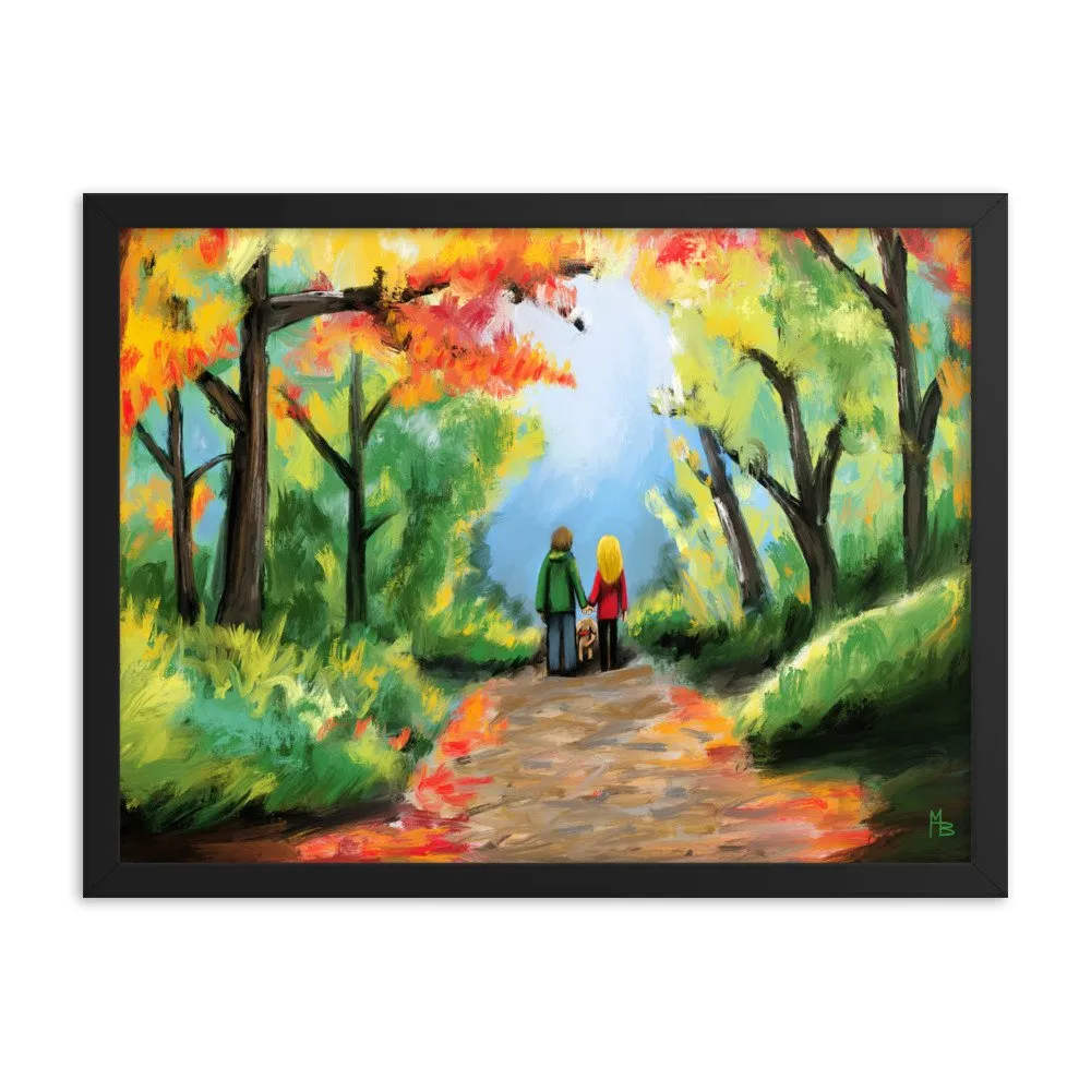 Together is the Journey Framed poster