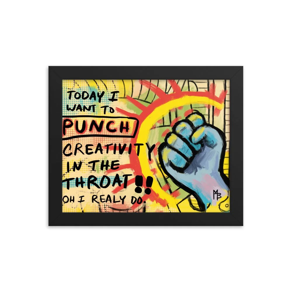 Art Punch Abstract Framed poster - Image 2