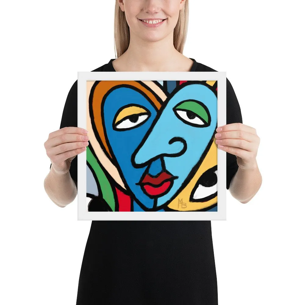 Tranquilized Hearts Abstract Framed poster - Image 14