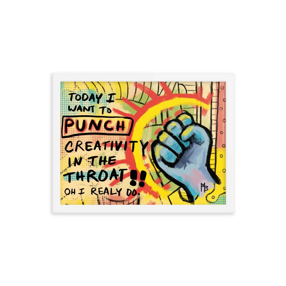 Art Punch Abstract Framed poster - Image 8