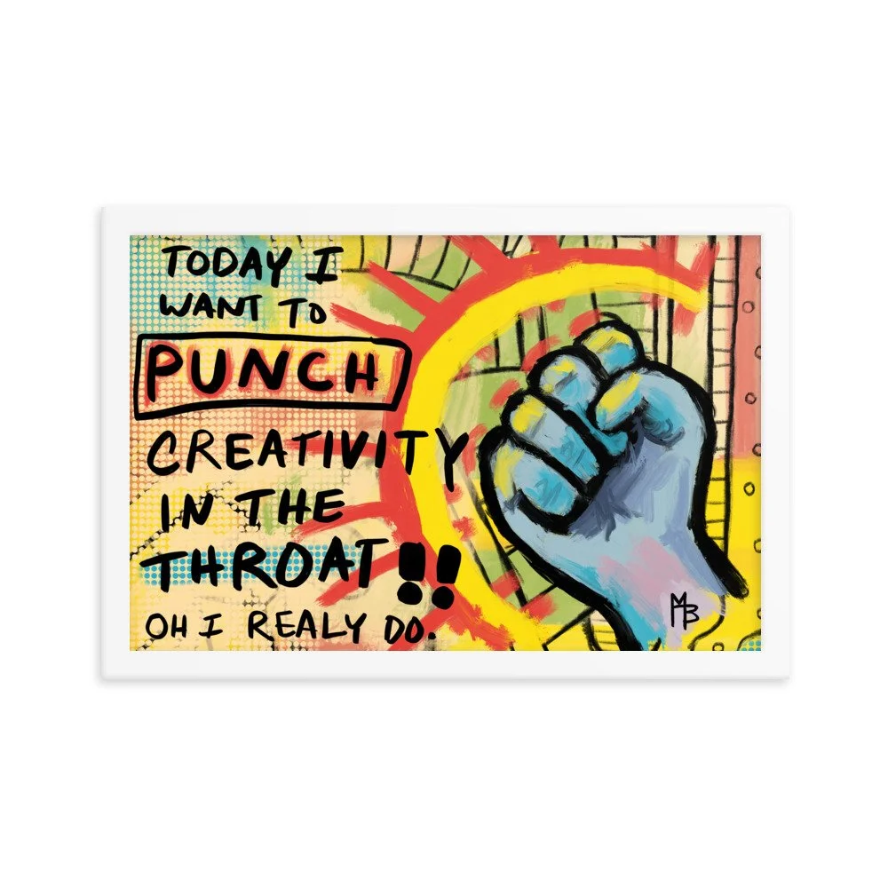 Art Punch Abstract Framed poster - Image 9