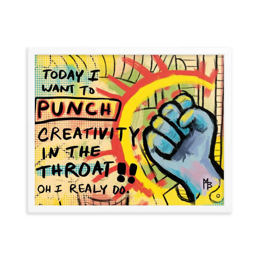 Art Punch Abstract Framed poster - Image 10