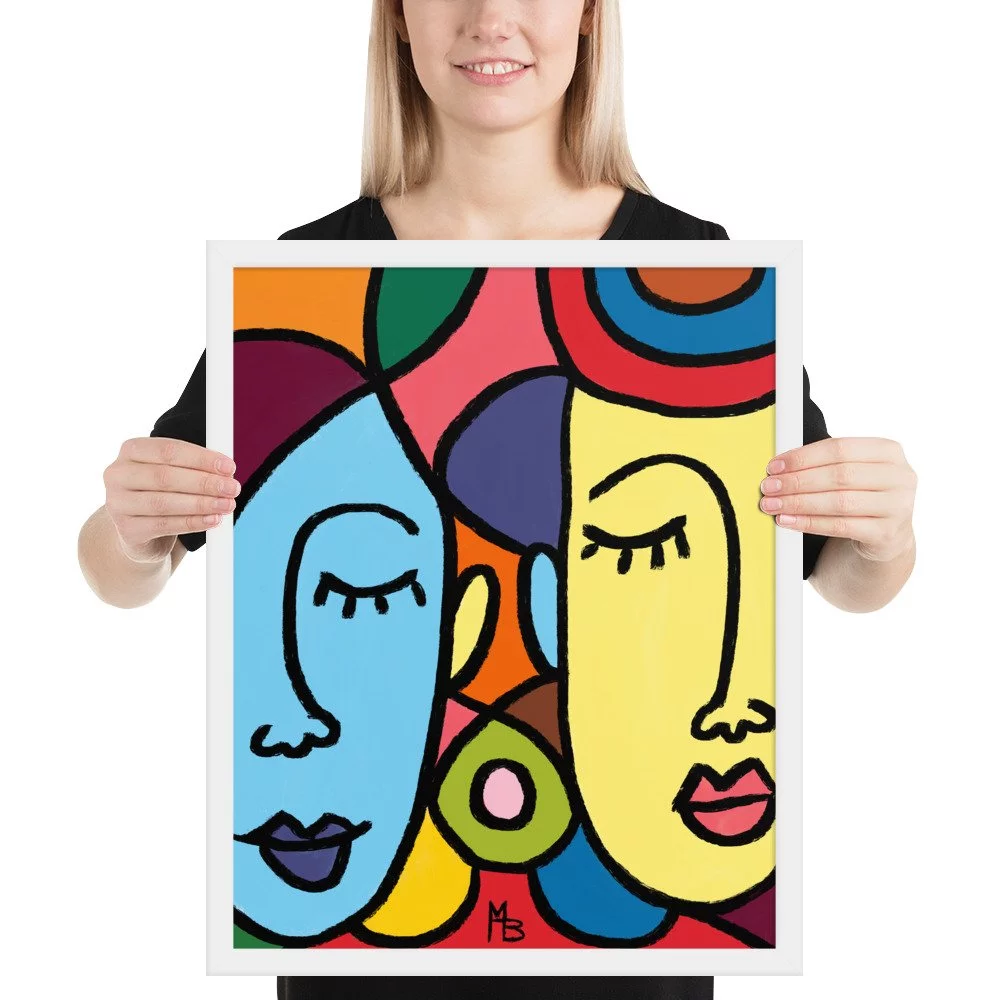 Ladies Who Lunch Abstract Framed poster - Image 19