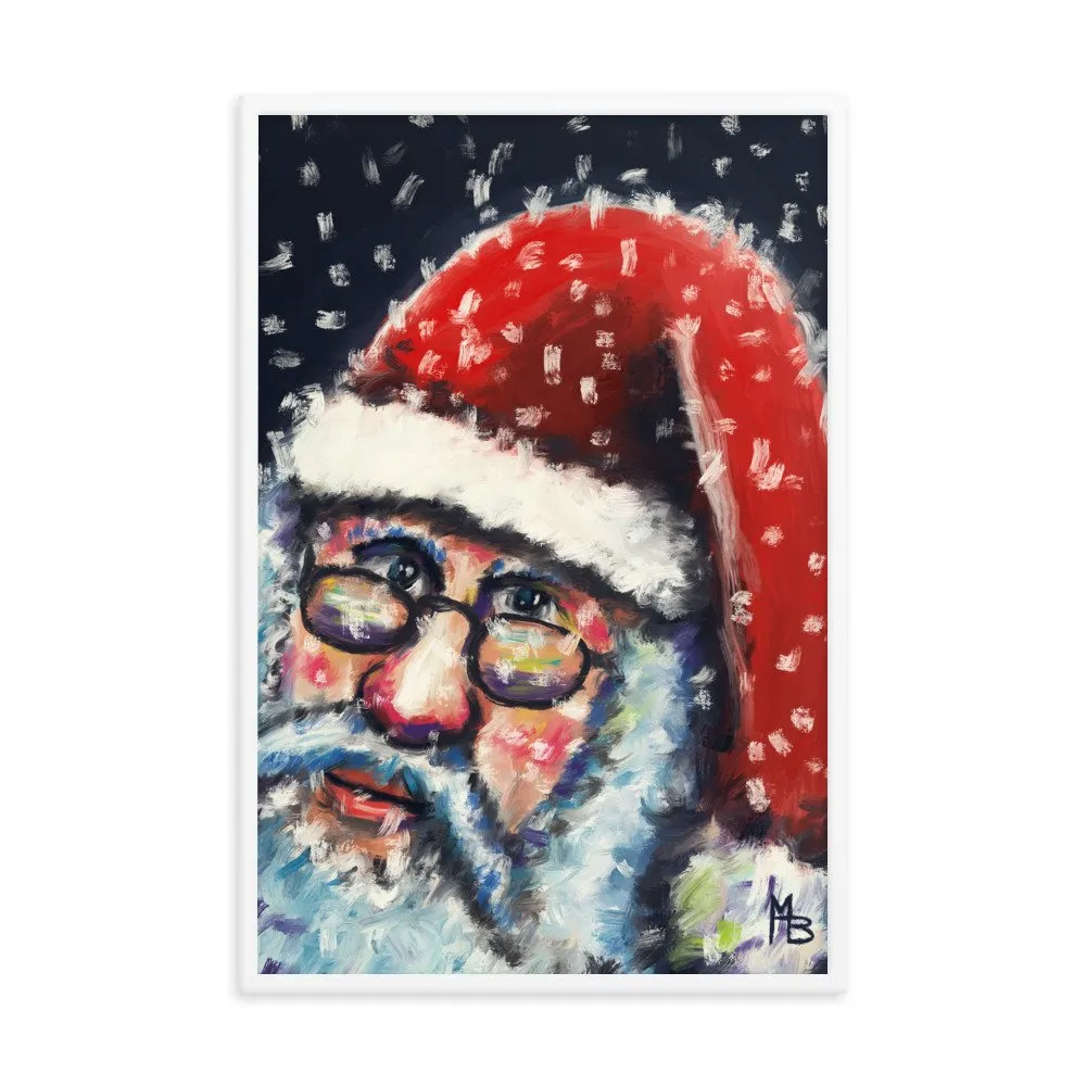 Santa Nick Christmas Portrait Framed poster - Image 22