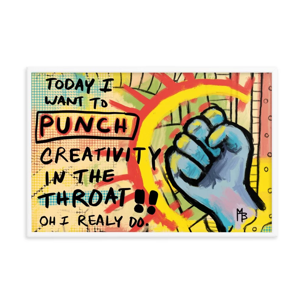 Art Punch Abstract Framed poster - Image 12