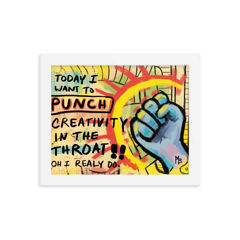 Art Punch Abstract Framed poster - Image 7