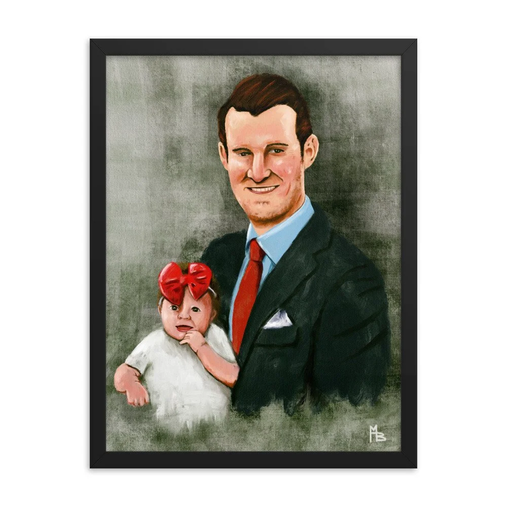 Eric & Bella Framed Art Print
