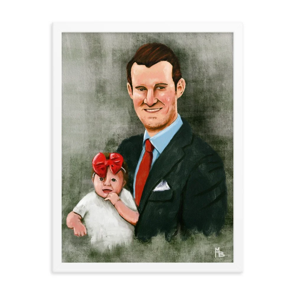 Eric & Bella Framed Art Print - Image 2