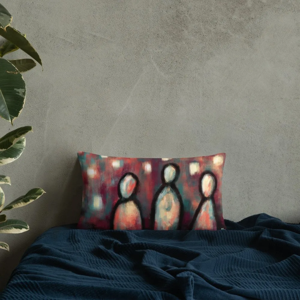 MB Art Stargazers Abstract Art Pillow - Image 2