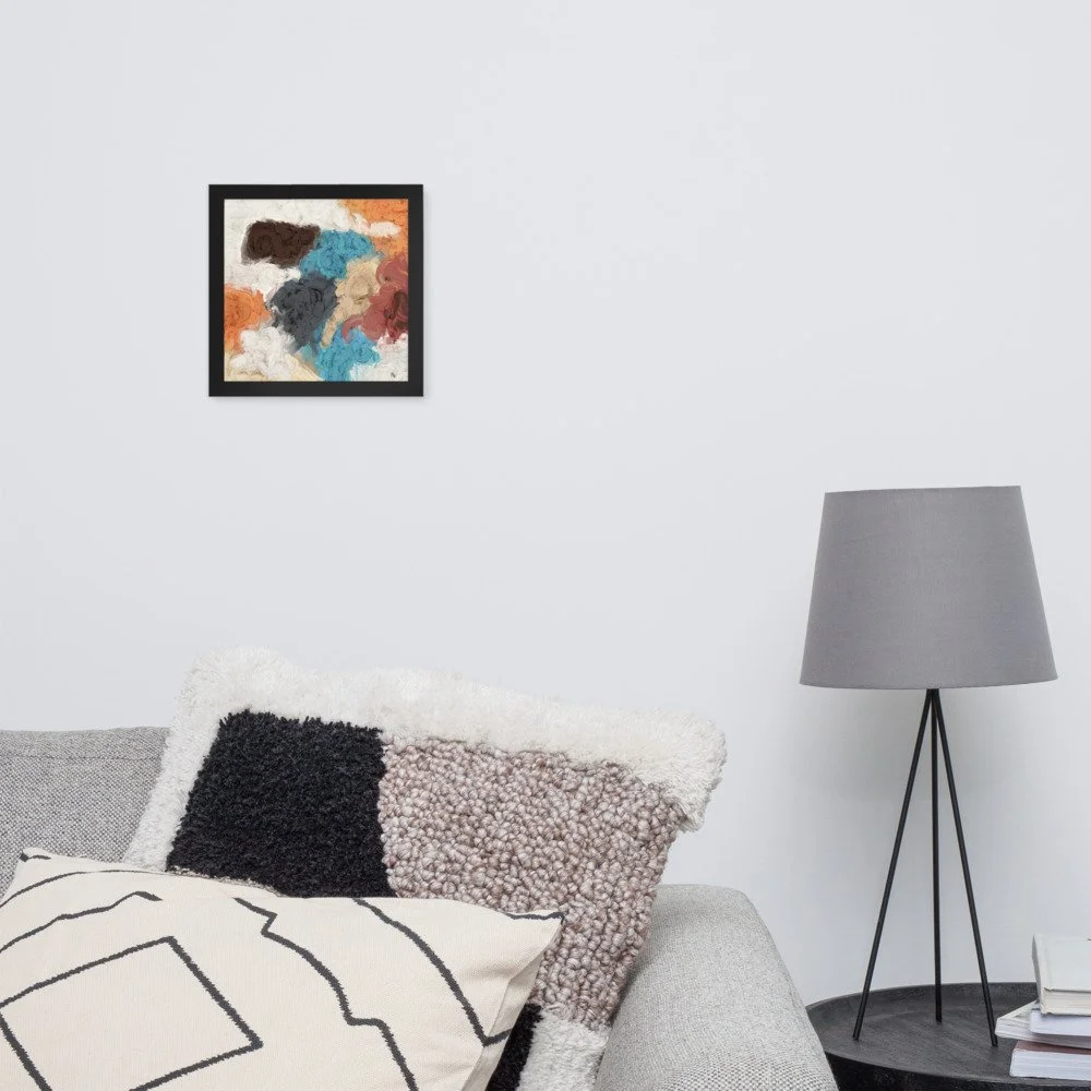Overwhelming Seasons Abstract Art Framed poster - Image 2