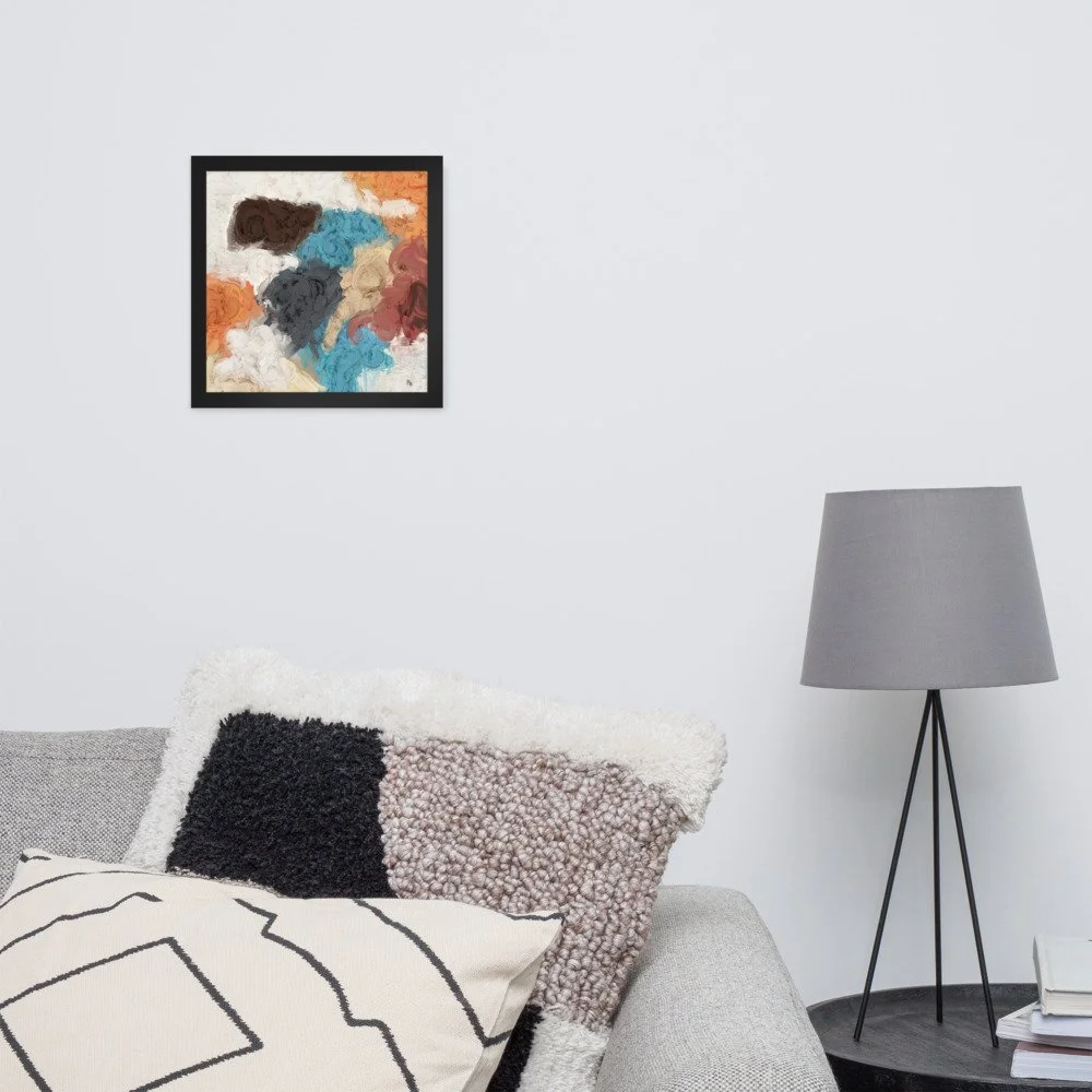Overwhelming Seasons Abstract Art Framed poster - Image 3