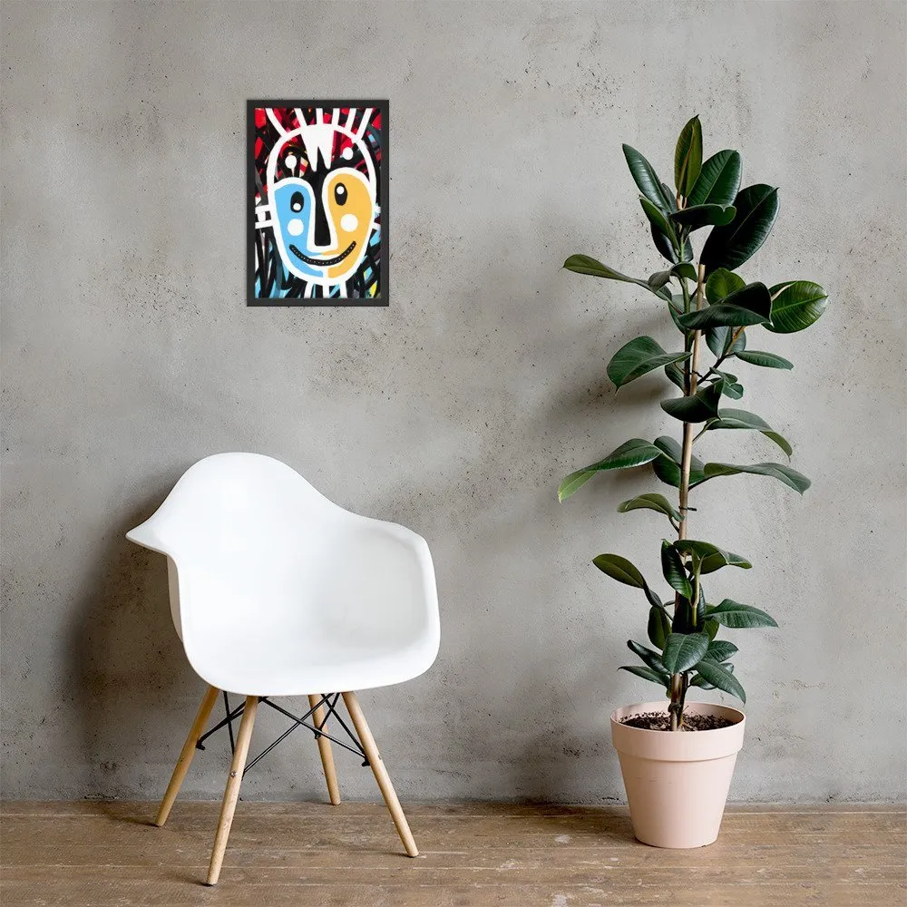 Charming Philosophy Abstract Art Framed poster - Image 3