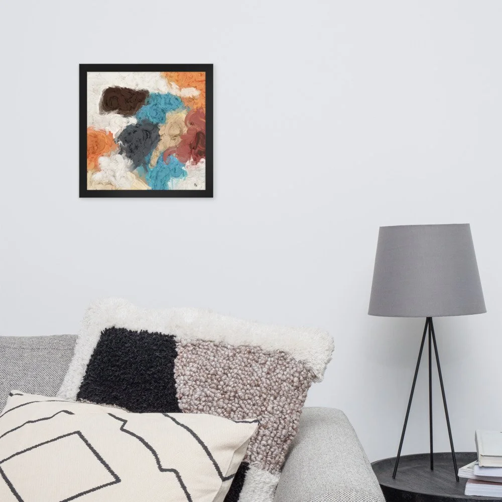 Overwhelming Seasons Abstract Art Framed poster - Image 4