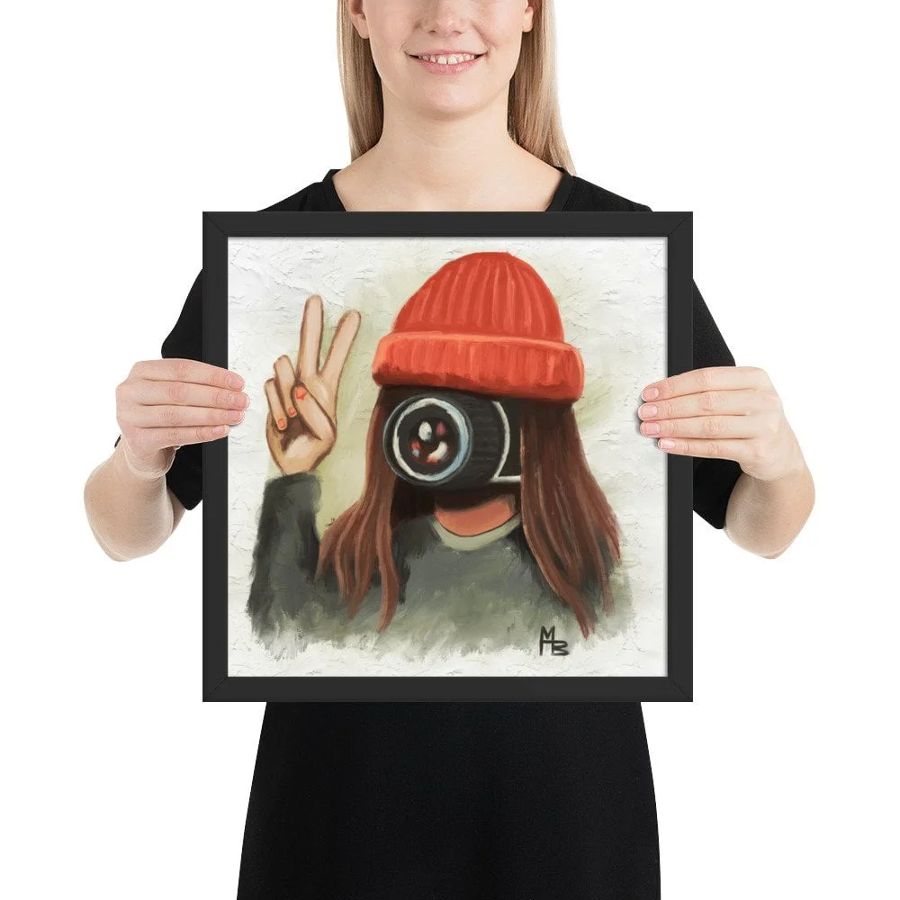 Selfie Nation Surreal Art Framed poster - Image 4