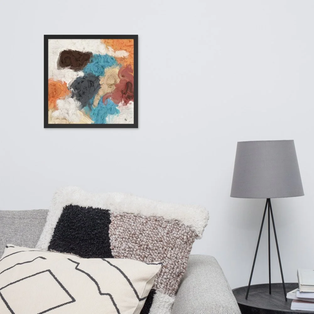 Overwhelming Seasons Abstract Art Framed poster - Image 5