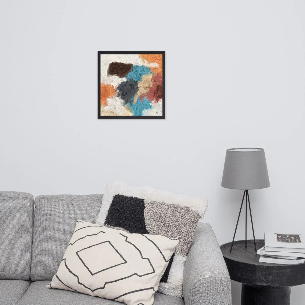 Overwhelming Seasons Abstract Art Framed poster - Image 6