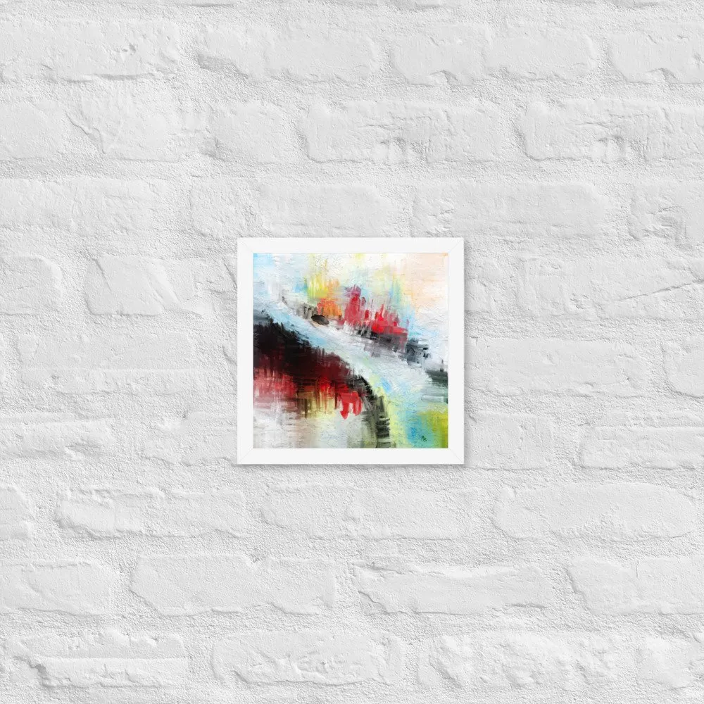 Narrow Path Abstract Art Framed poster - Image 6