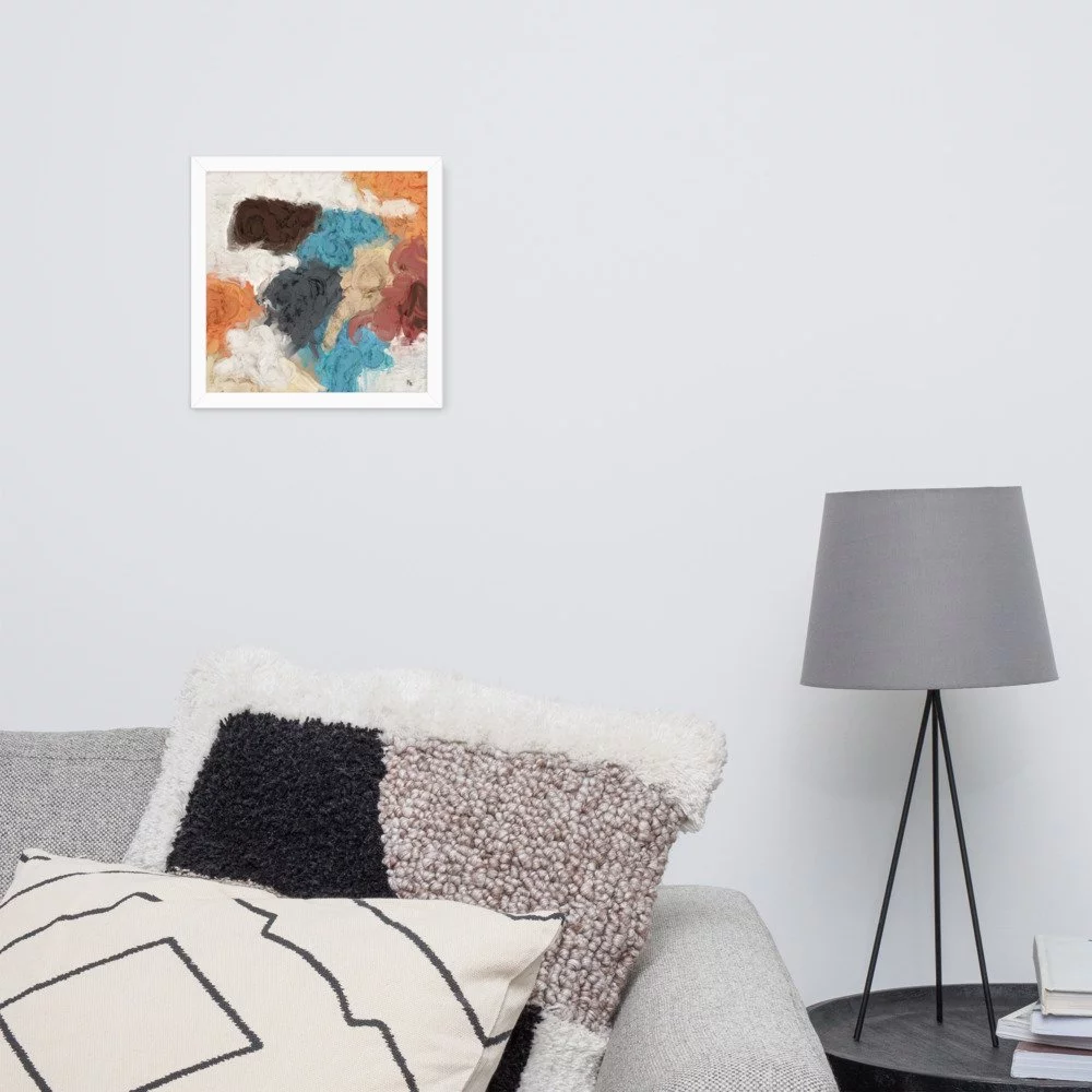 Overwhelming Seasons Abstract Art Framed poster - Image 8