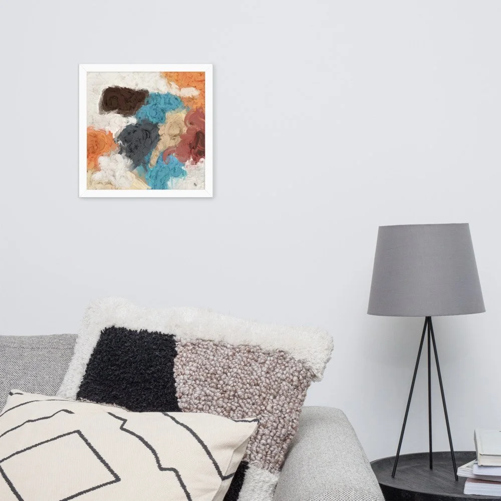 Overwhelming Seasons Abstract Art Framed poster - Image 9