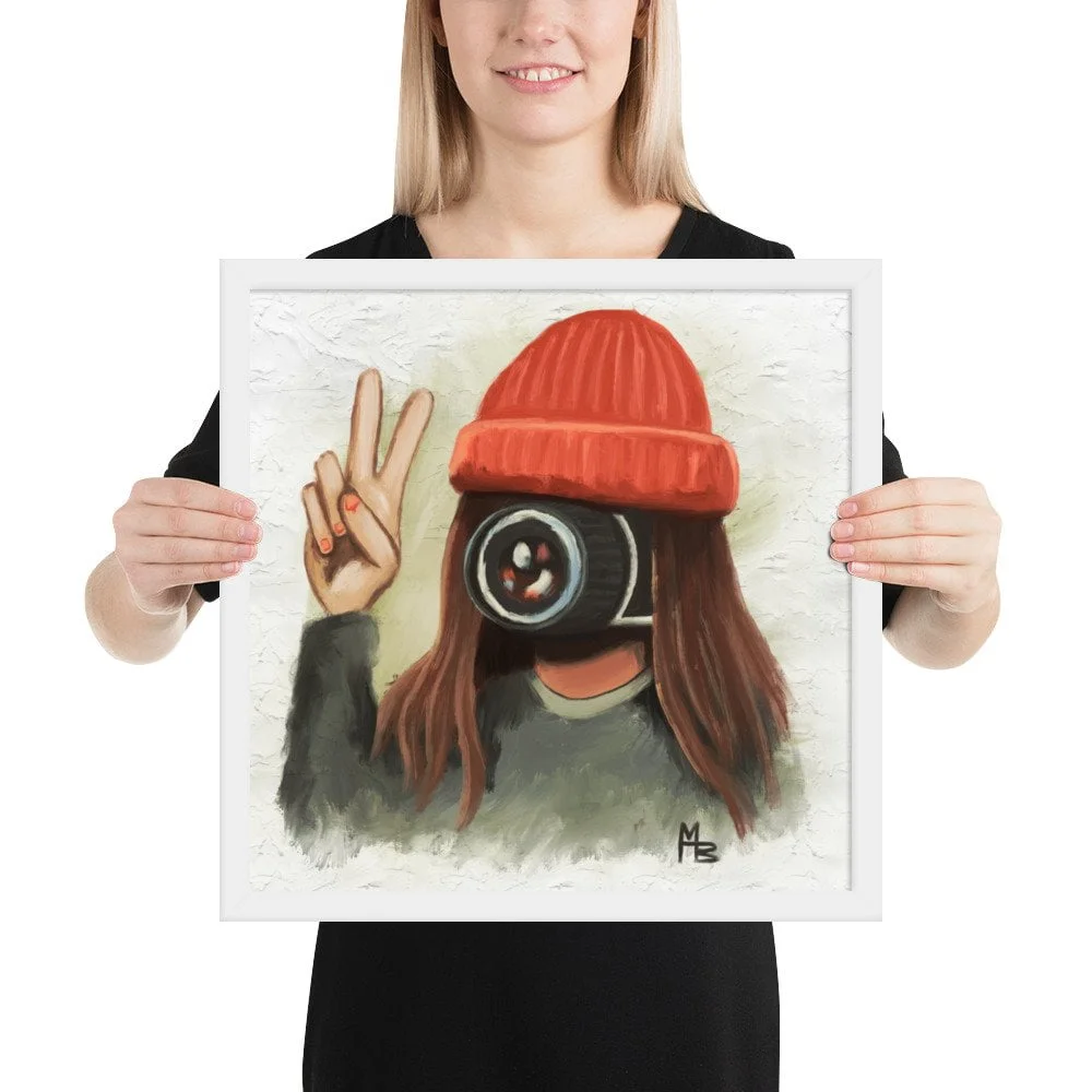 Selfie Nation Surreal Art Framed poster - Image 9