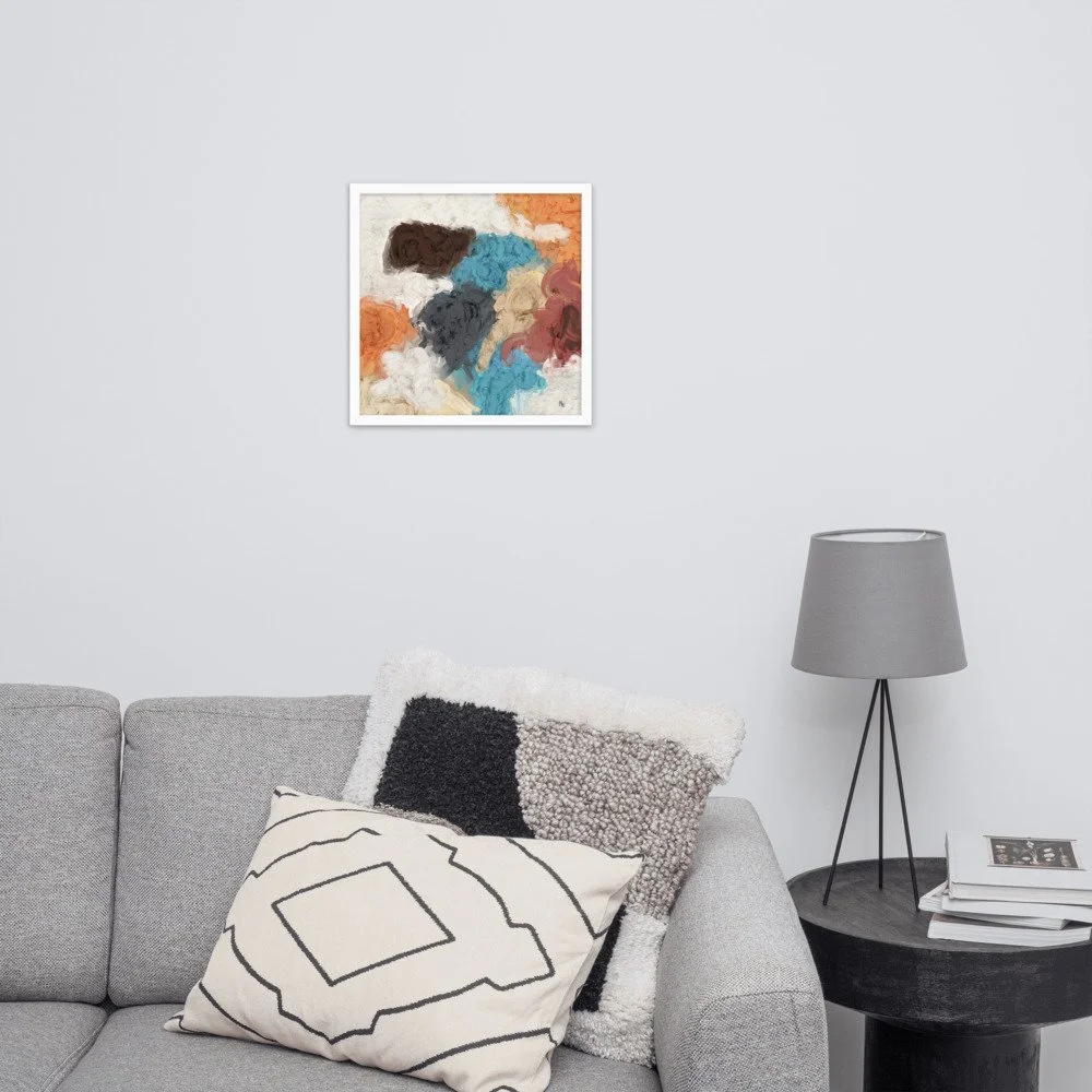 Overwhelming Seasons Abstract Art Framed poster - Image 10