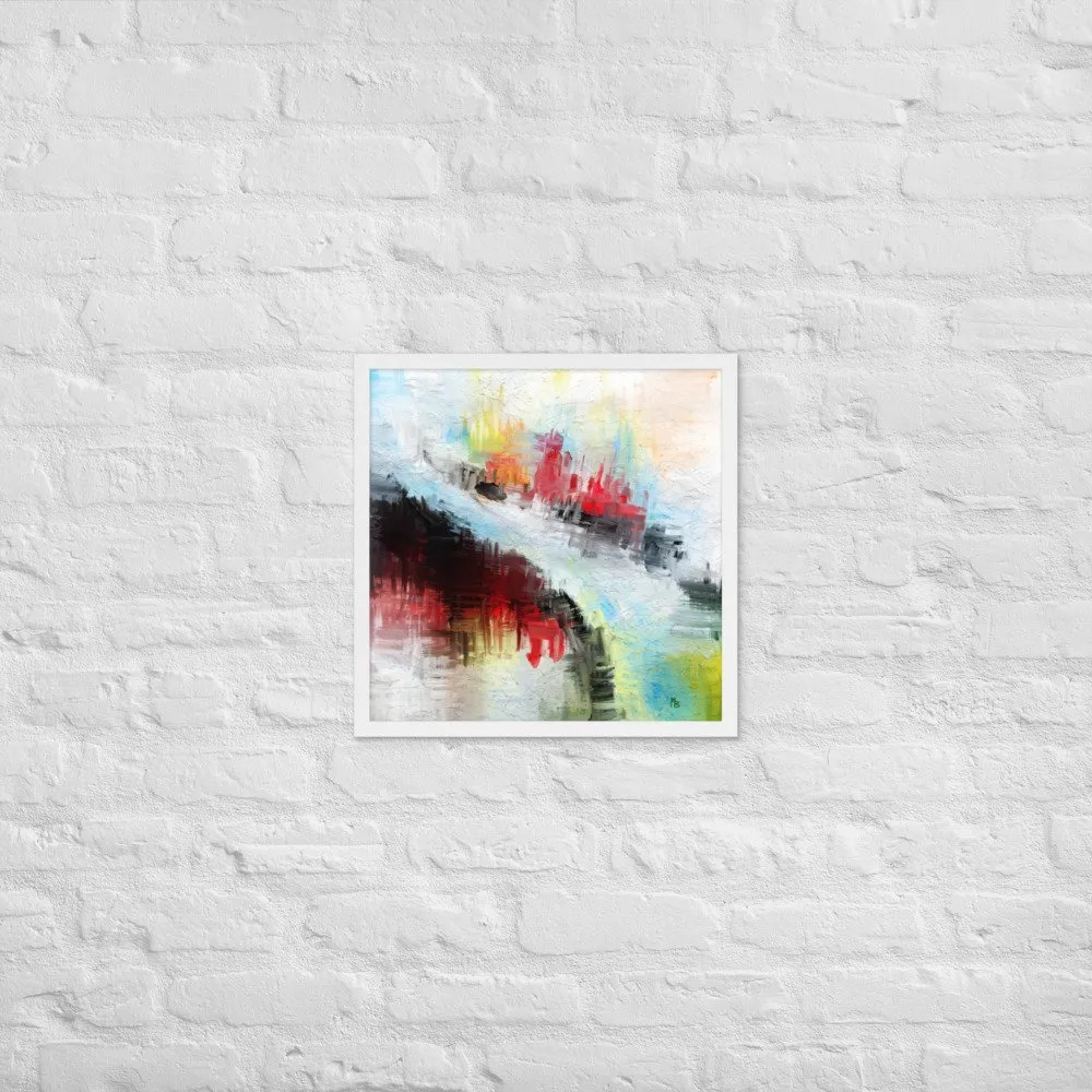 Narrow Path Abstract Art Framed poster - Image 10