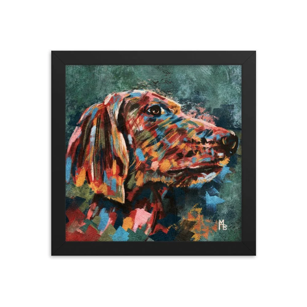 A Loyal Spirit Abstract Art Framed poster - Image 2