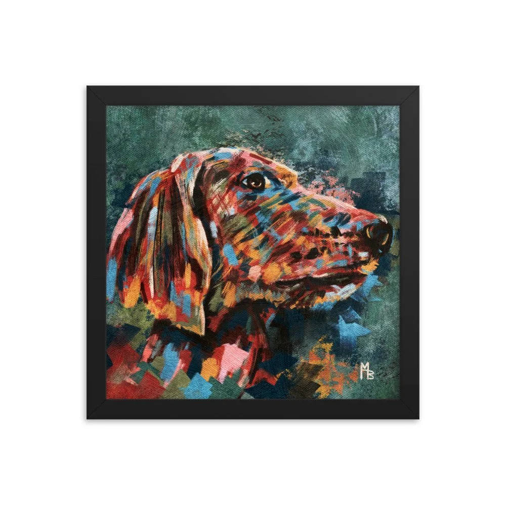 A Loyal Spirit Abstract Art Framed poster - Image 3