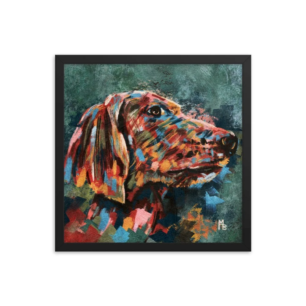 A Loyal Spirit Abstract Art Framed poster - Image 5