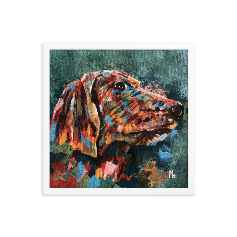 A Loyal Spirit Abstract Art Framed poster - Image 9