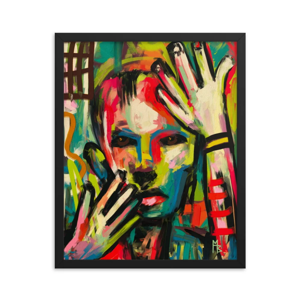 Defiant Singer Framed poster