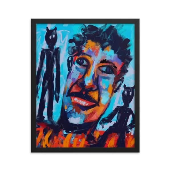 Distraction And Temptation Framed poster