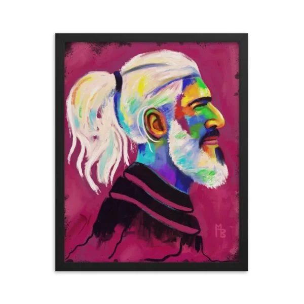 Dude Framed poster