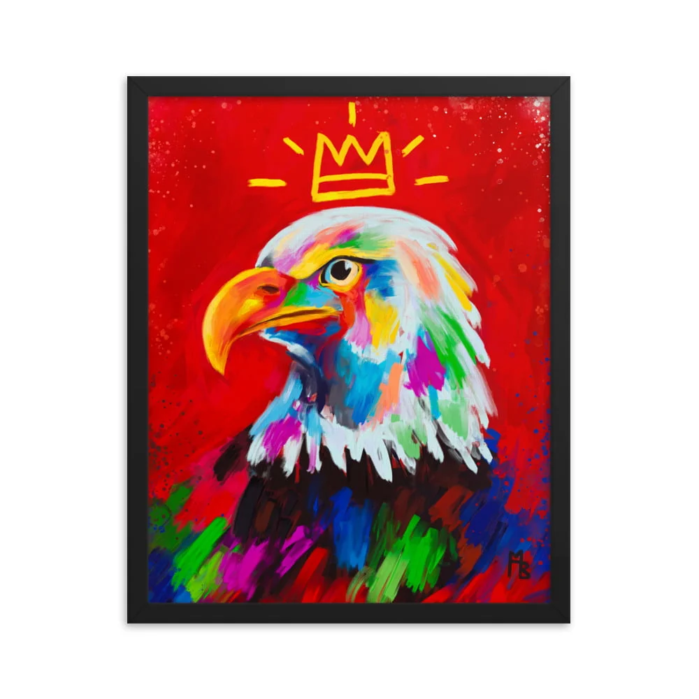 Eagle King Framed poster