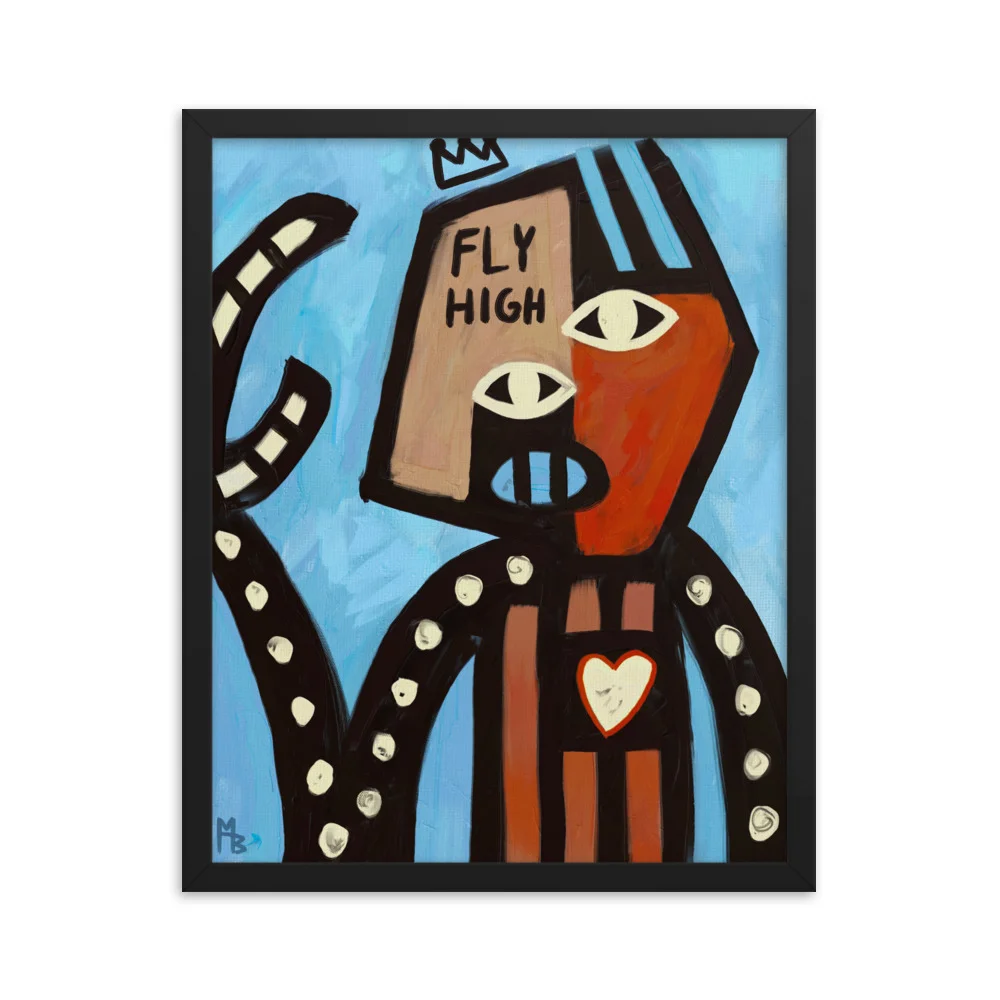 Fly High Framed poster