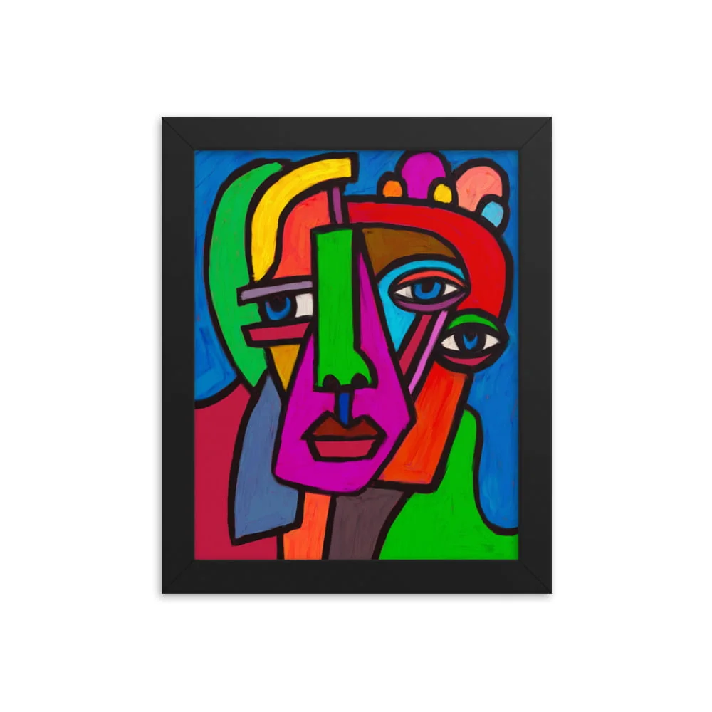 Abstract Ed Framed poster - Image 2