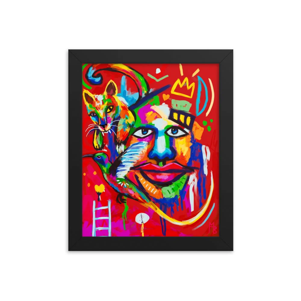 Colorful Shenanigans Framed poster - Image 2