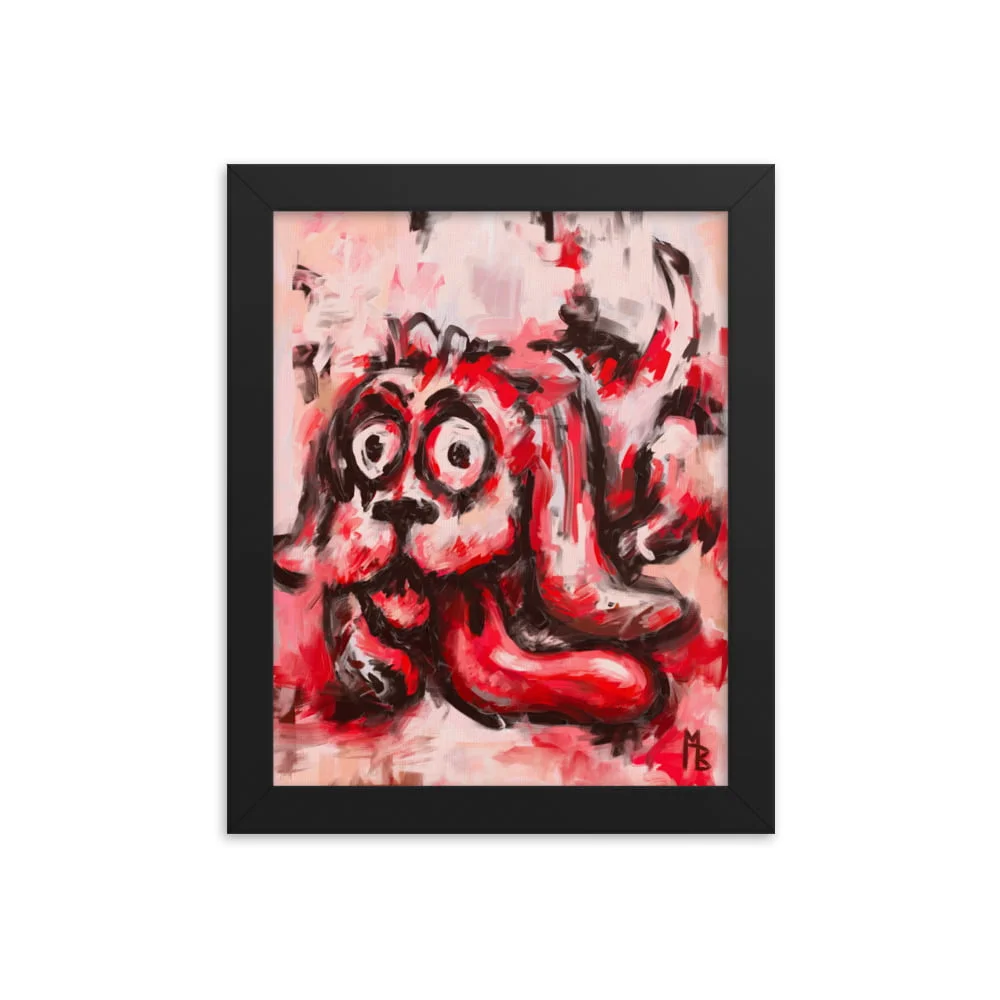 Dawgie Framed poster - Image 2