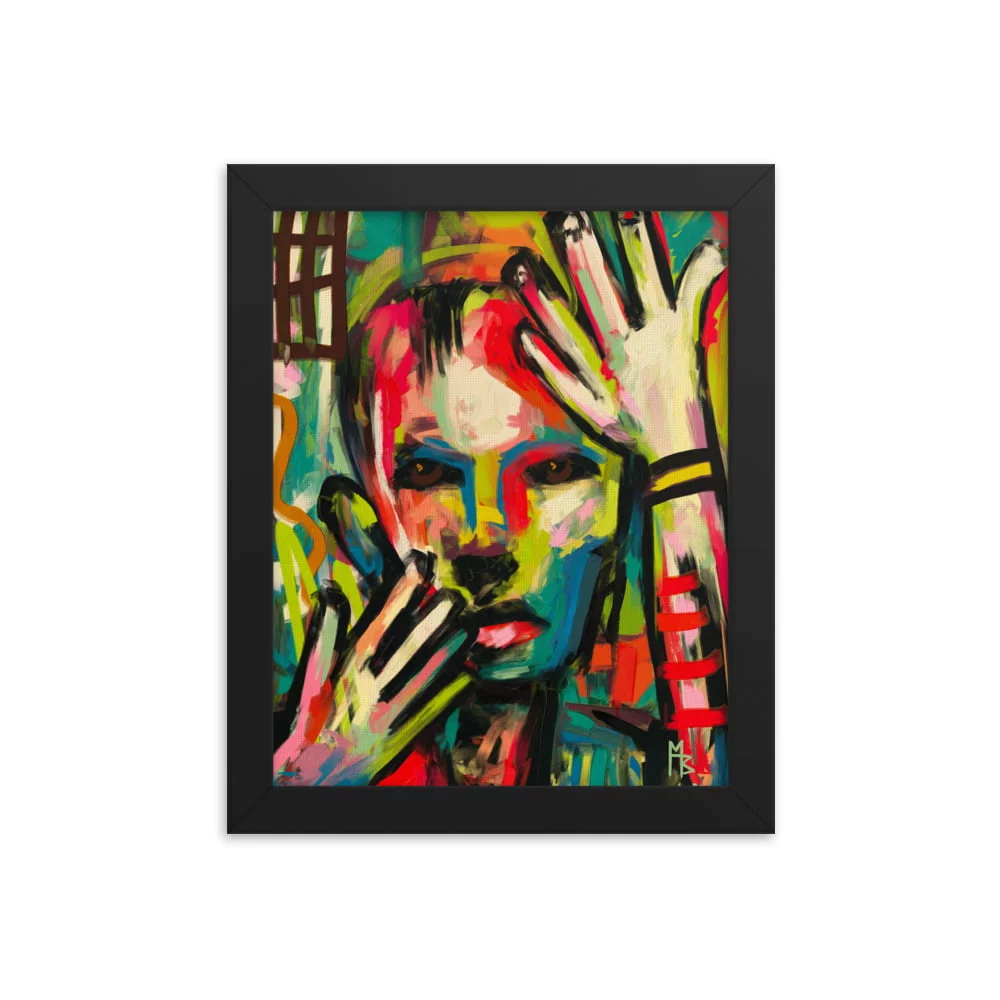 Defiant Singer Framed poster - Image 2