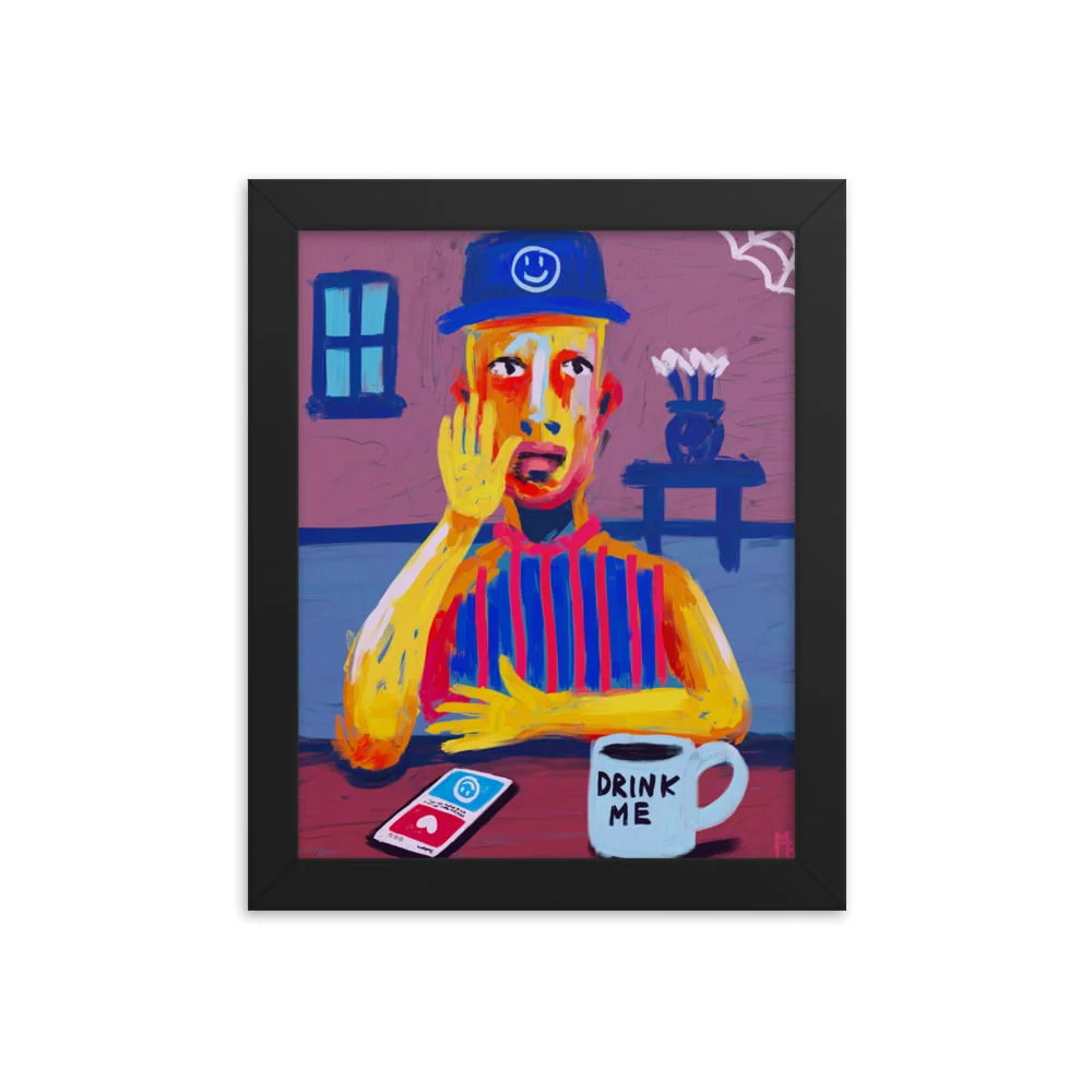 Drink Me Framed poster - Image 2