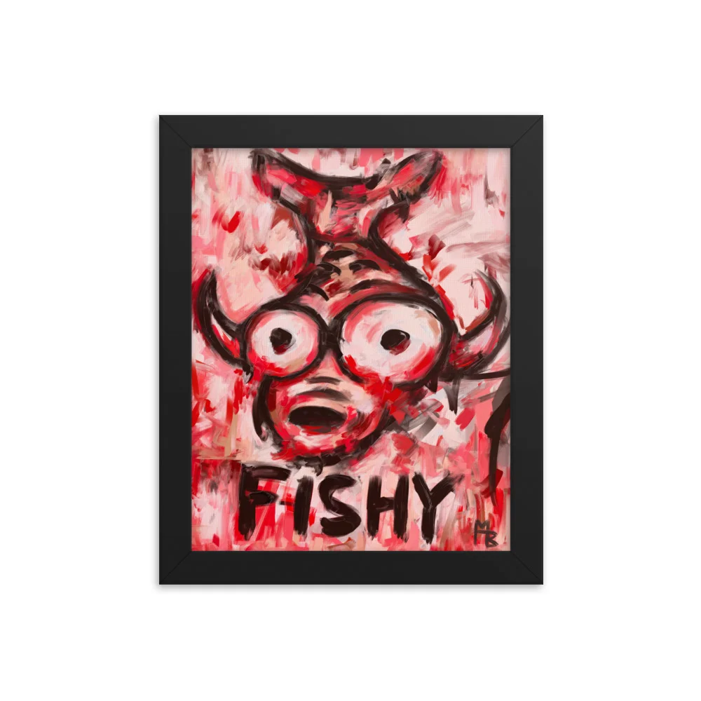 Fishy Framed poster - Image 2