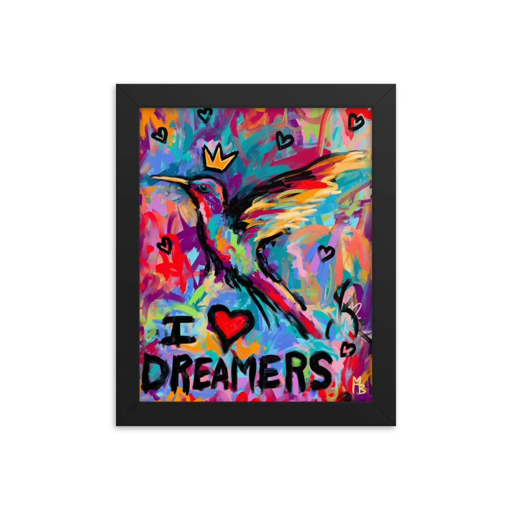 I Heart Dreamers Framed poster - Image 2