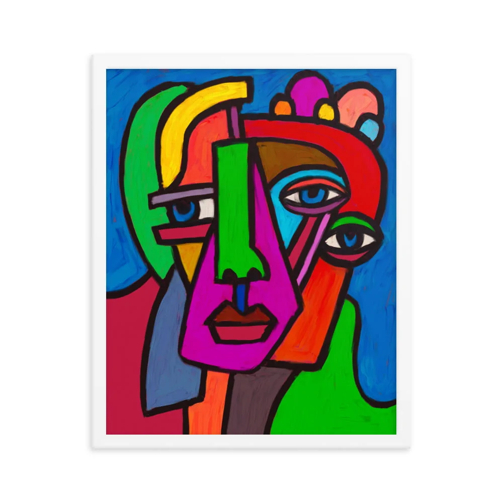 Abstract Ed Framed poster - Image 4