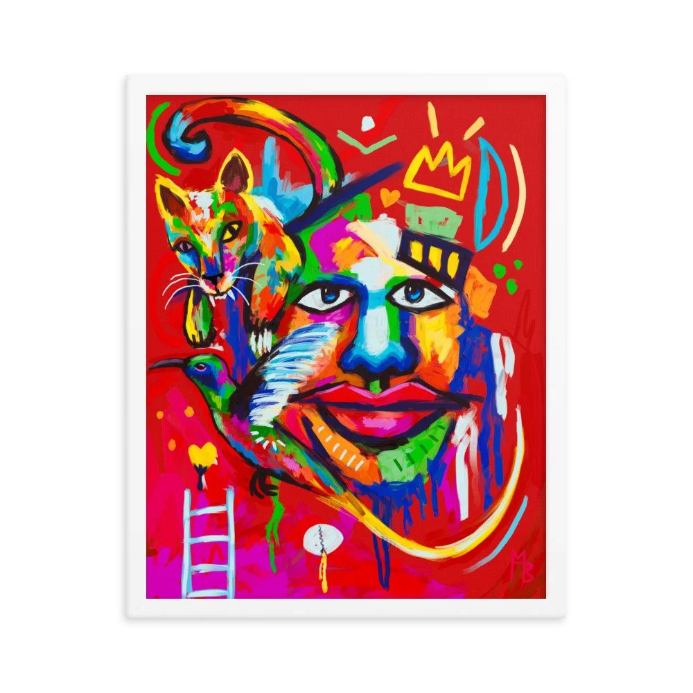 Colorful Shenanigans Framed poster - Image 4