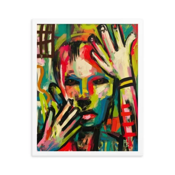 Defiant Singer Framed poster