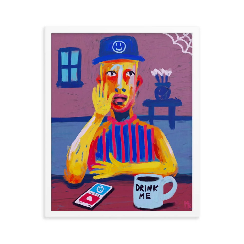 Drink Me Framed poster - Image 4