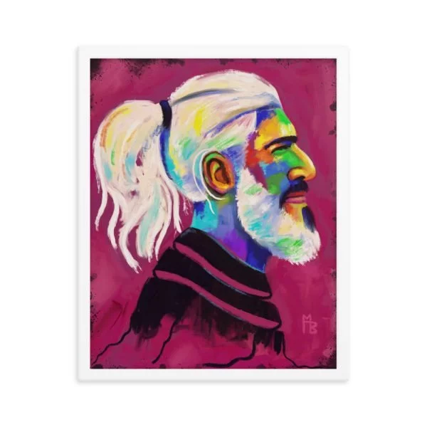 Dude Framed poster